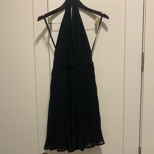 V-Neck Black Dress